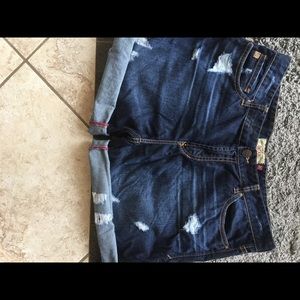 Dear John dark jean shorts.